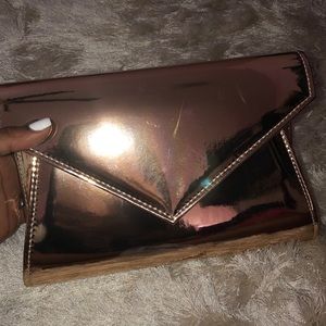 Rose Gold Evening Clutch